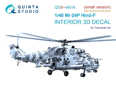 Mil Mi-24 P Hind-f - 3d-printed & Coloured Interior With 3d-printed Resin Parts (Small Version / For Trumpeter Kits) - zdjęcie 