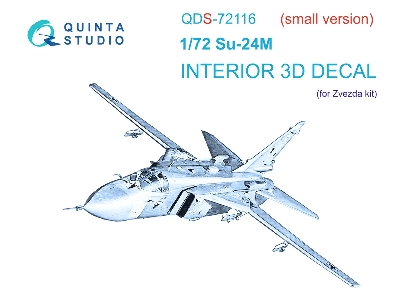 Sukhoi Su-24 M - 3d-printed & Coloured Interior Small Version (For Zvezda Kits) - zdjęcie 2