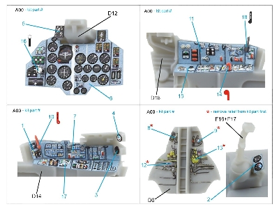 Sukhoi Su-17m3 - 3d-printed & Coloured Interior Small Version (For Modelsvit Kits) - zdjęcie 8