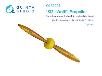 Wooden Propellers Wolff (For Roden Kits) - zdjęcie 1