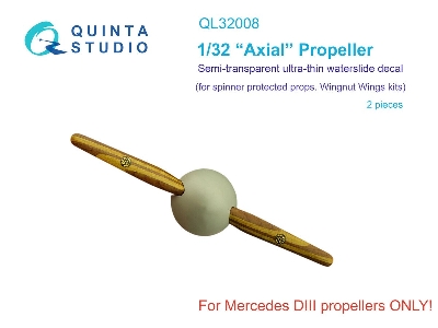 Wooden Propellers Axial (For Wingnut Wings Kits) - zdjęcie 1