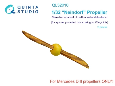 Wooden Propellers Neindorf (For Wingnut Wings Kits) - zdjęcie 1