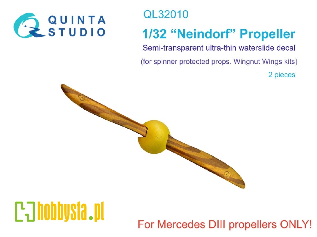 Wooden Propellers Neindorf (For Wingnut Wings Kits) - zdjęcie 1