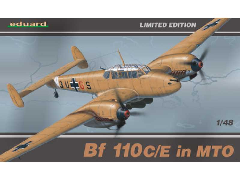Bf 110C/ E in MTO 1/48 - samolot - zdjęcie 1 Bf 110C/ E in MTO 1/48 - samolot - zdjęcie 1