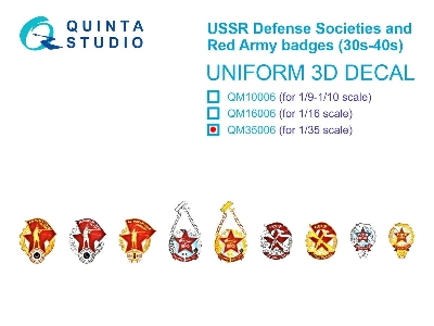 Ussr Defense Societies And Red Army Badges (1930s - 1940s) - zdjęcie 1