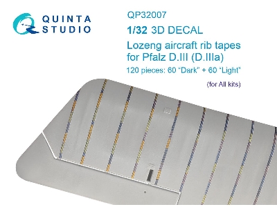 Pfalz Diii-diiia - Lozenge Rib Tapes (For All Kits) - zdjęcie 1