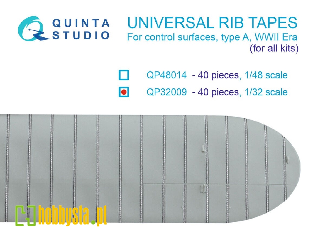 Universal Rib Tapes Type A - Wwii Era (For All Kits) - zdjęcie 1