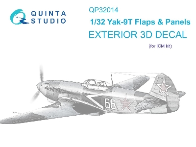 Yakovlev Yak-9 T - Flaps And Panels (For Icm Kits) - zdjęcie 1