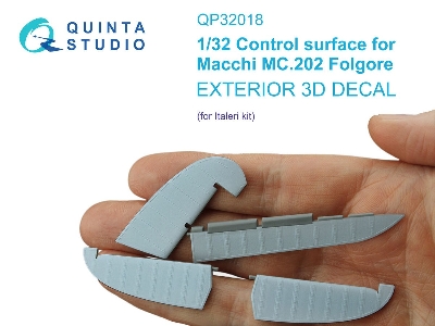 Macchi Mc. 202 Folgore - Control Surface (For Italeri Kits) - zdjęcie 1
