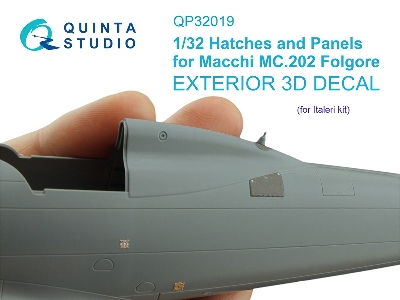 Macchi Mc. 202 Folgore - Hatches And Panels (For Italeri Kits) - zdjęcie 2