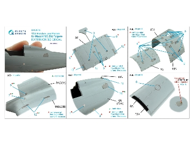 Macchi Mc. 202 Folgore - Hatches And Panels (For Italeri Kits) - zdjęcie 9