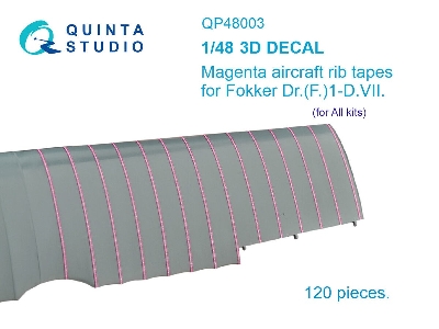 Fokker Dr.(F)i-d.Vii - Magenta Rib Tapes - zdjęcie 1