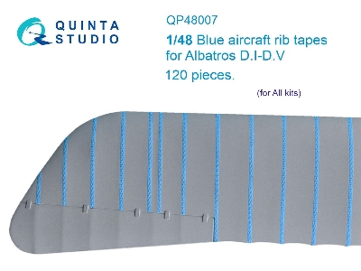 Albatros D.I-d.V - Blue Rib Tapes (For All Kits) - zdjęcie 1