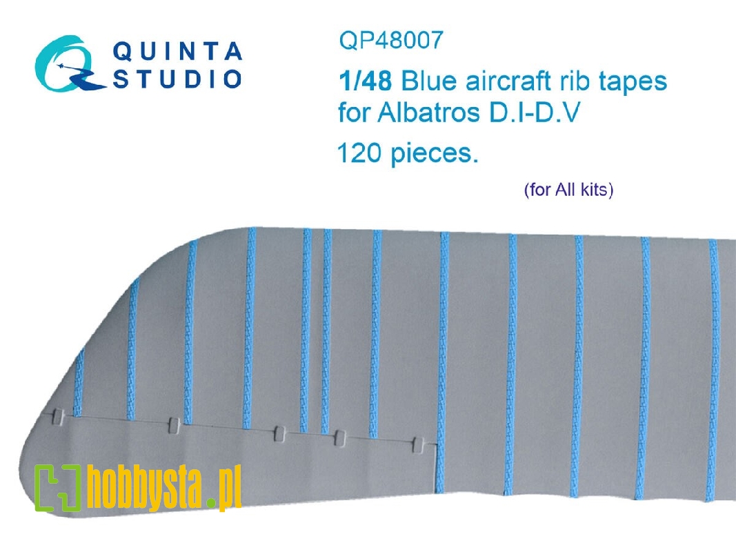 Albatros D.I-d.V - Blue Rib Tapes (For All Kits) - zdjęcie 1 Albatros D.I-d.V - Blue Rib Tapes (For All Kits) - zdjęcie 1