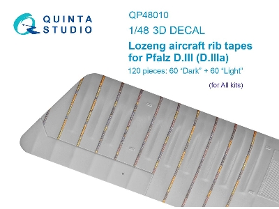Pfalz Diii-diiia - Lozenge Rib Tapes (For All Kits) - zdjęcie 1