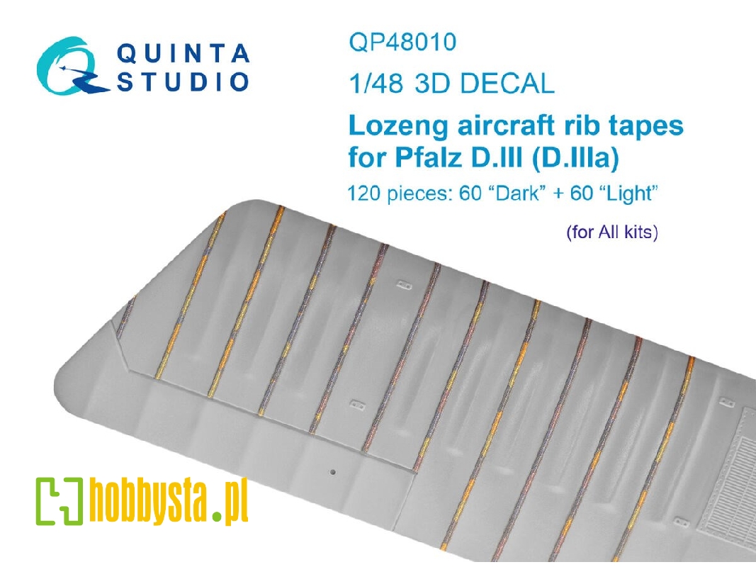 Pfalz Diii-diiia - Lozenge Rib Tapes (For All Kits) - zdjęcie 1 Pfalz Diii-diiia - Lozenge Rib Tapes (For All Kits) - zdjęcie 1