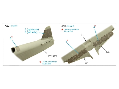 Yakovlew Yak-9 T - Flaps And Panels (For Zvezda Kits) - zdjęcie 2