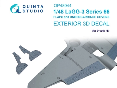Lagg-3 Series 66 - Flaps And Undercarriage Covers (For Zvezda Kits) - zdjęcie 1