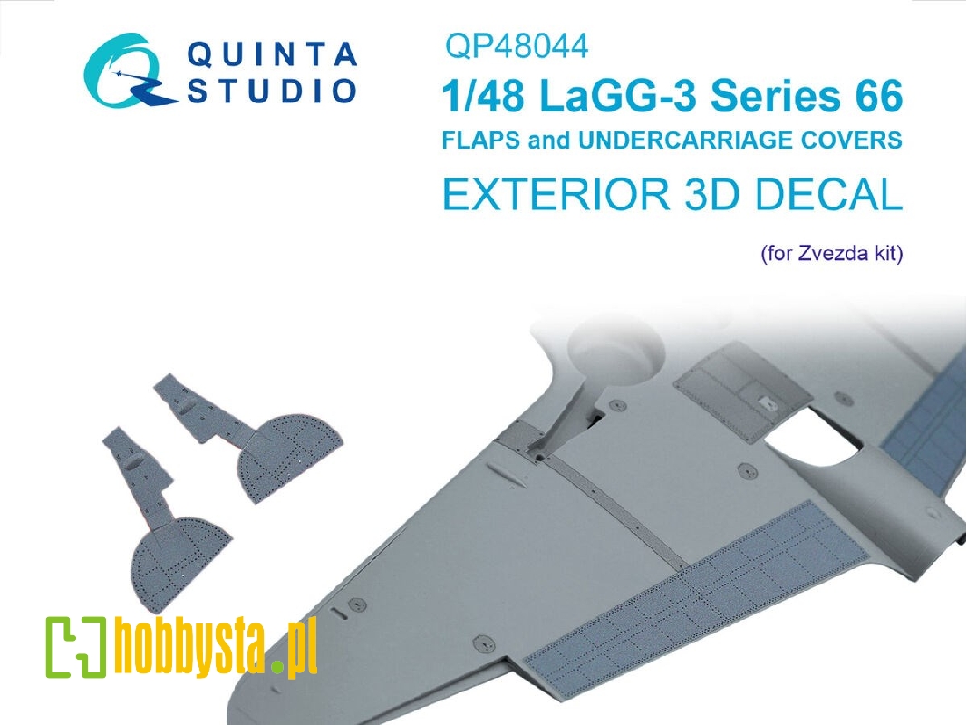 Lagg-3 Series 66 - Flaps And Undercarriage Covers (For Zvezda Kits) - zdjęcie 1