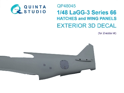 Lagg-3 Series 66 - Hatches And Wing Covers (For Zvezda Kits) - zdjęcie 1