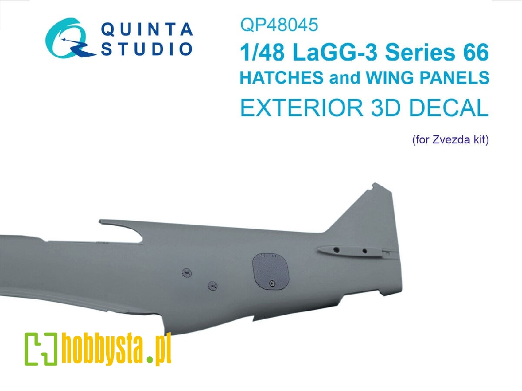 Lagg-3 Series 66 - Hatches And Wing Covers (For Zvezda Kits) - zdjęcie 1