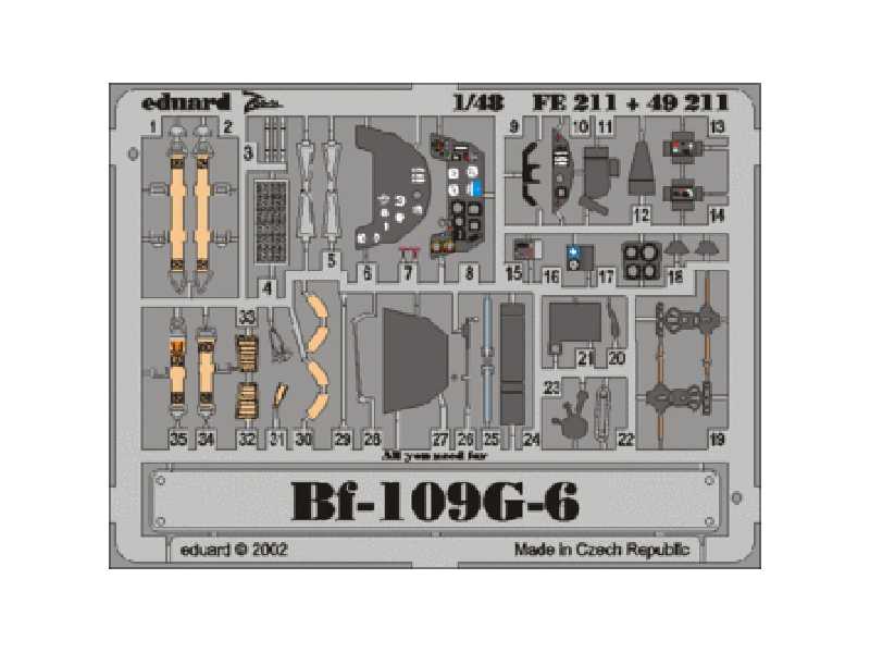 Bf 109G-6 1/48 - Hasegawa - blaszki - zdjęcie 1 Bf 109G-6 1/48 - Hasegawa - blaszki - zdjęcie 1