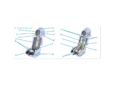 K-36dm Series2 (Early) Ejection Seat - For Mig-29, Mig-31, Su-27, Su-33 Aircraft Until 2007 (For All Kits) - zdjęcie 8