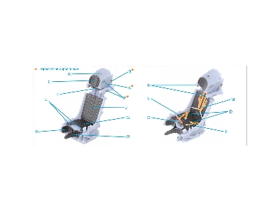K-36l (Early) Ejection Seat - For Su-25 Aircraft Until 2007(For All Kits) - zdjęcie 8