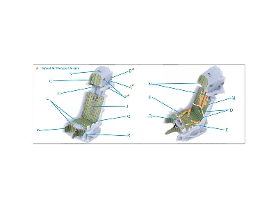 K-36l (Late) Ejection Seat - For Su-25 / Su-25sm Aircraft Since 2008 (For All Kits) - zdjęcie 8