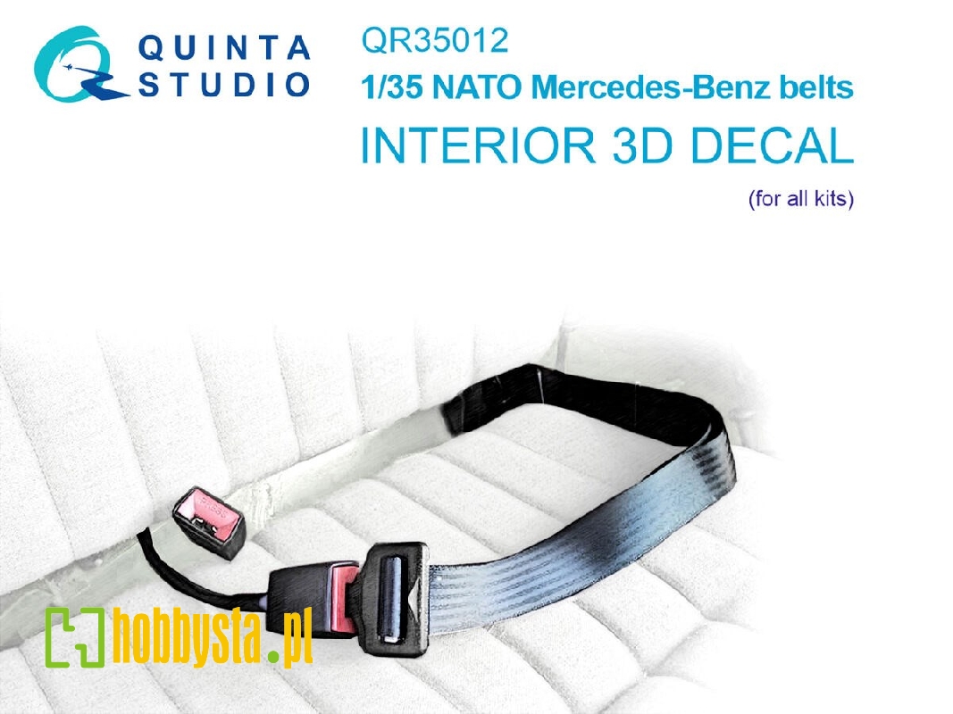 Nato Mercedes-benz Belts - 3d-printed & Coloured On Decal Paper (For All Kits) - zdjęcie 1 Nato Mercedes-benz Belts - 3d-printed & Coloured On Decal Paper (For All Kits) - zdjęcie 1