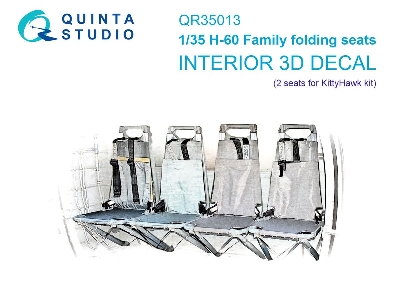 Sikorsky H-60 Family - Folding Seats 2 Pcs (For Kitty Hawk Kits) - zdjęcie 1