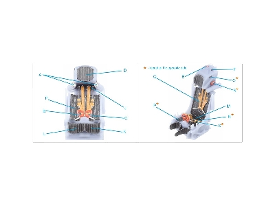 K-36dm (Initial Release) Ejection Seat - For Su-17m3/M4/Um3/22, Su-24, Mig-29 9-12 Early Aircraft (For All Kits) - zdjęcie 8