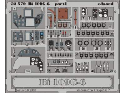  Bf 109G-6 interior 1/32 - Hasegawa - blaszki - zdjęcie 1