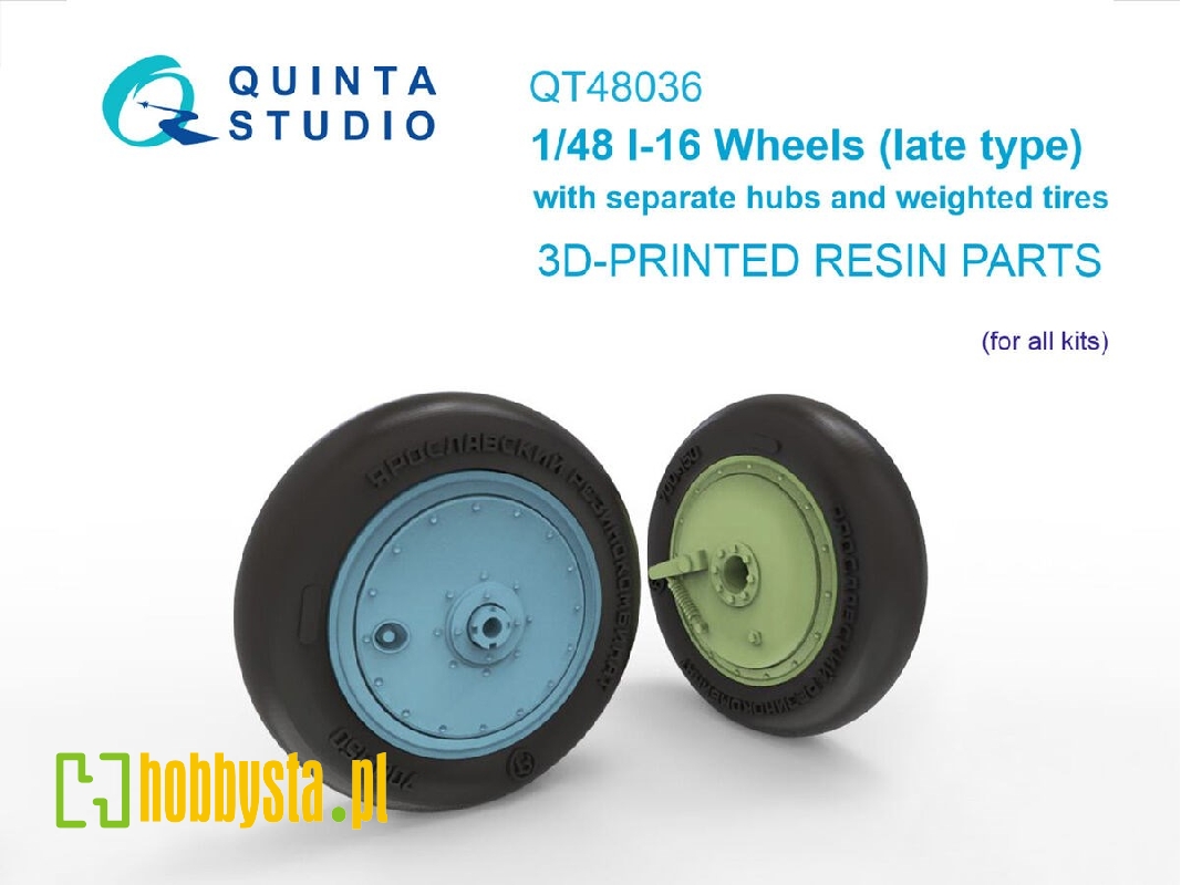 Polikarpov I-16 Wheels (Late Type) With Separate Hubs And Weighted Tires (For All Kits) - zdjęcie 1 Polikarpov I-16 Wheels (Late Type) With Separate Hubs And Weighted Tires (For All Kits) - zdjęcie 1