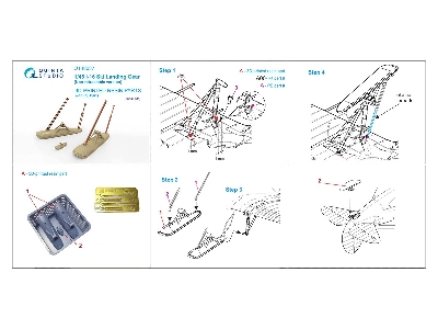 Poikarpov I-16 - Ski Landing Gear (Non-retractable Version / For All Kits) - zdjęcie 7