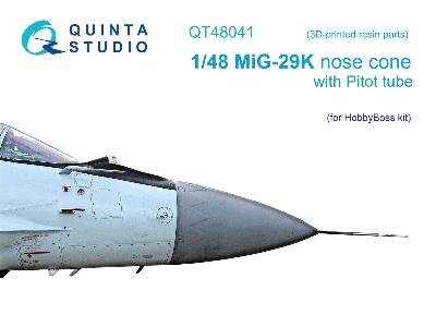 Mig-29k - &#1057;orrected Nose Cone With Pitot Tube (For Hobby Boss Kits) - zdjęcie 1