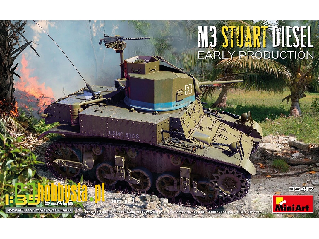 M3 Stuart Diesel. Early Production - zdjęcie 1 M3 Stuart Diesel. Early Production - zdjęcie 1