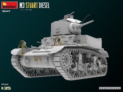M3 Stuart Diesel. Early Production - zdjęcie 3