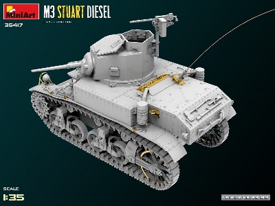 M3 Stuart Diesel. Early Production - zdjęcie 5