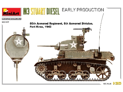 M3 Stuart Diesel. Early Production - zdjęcie 9