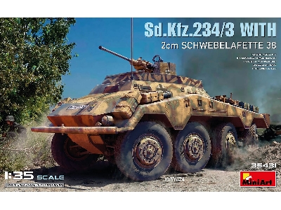 Sd.Kfz.234/3 With 2cm Schwebelafette 38 - zdjęcie 1