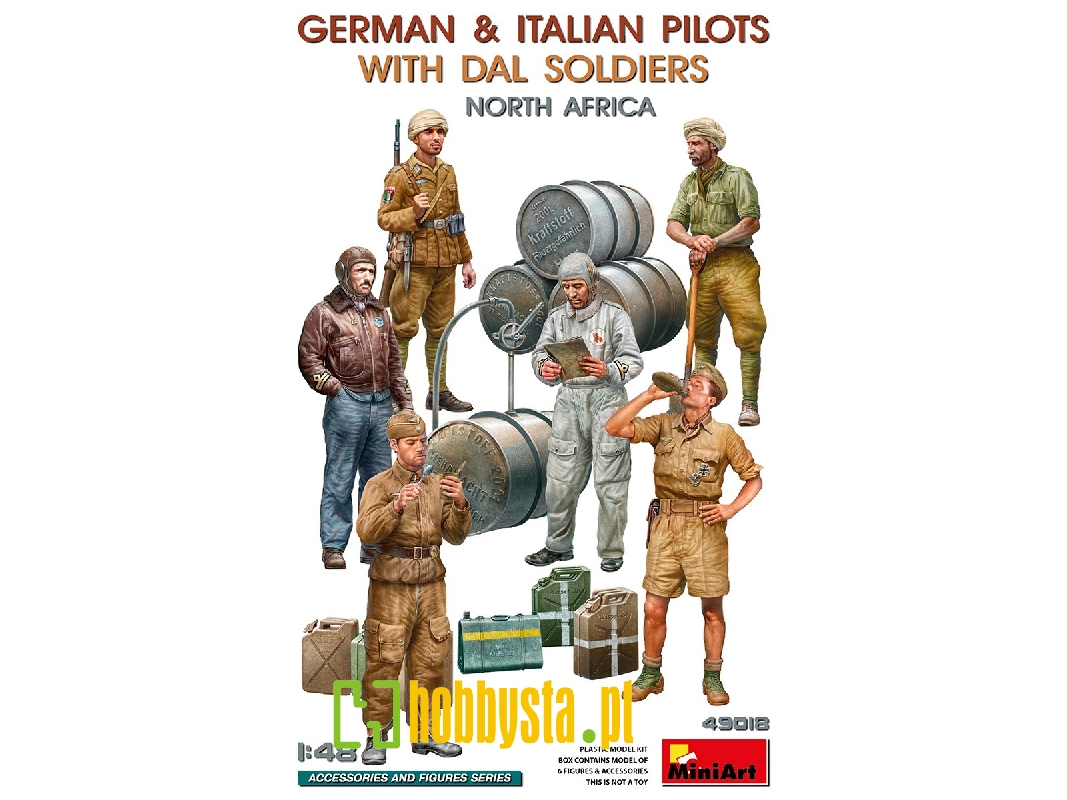 German & Italian Pilots With Dal Soldiers. North Africa - zdjęcie 1 German & Italian Pilots With Dal Soldiers. North Africa - zdjęcie 1