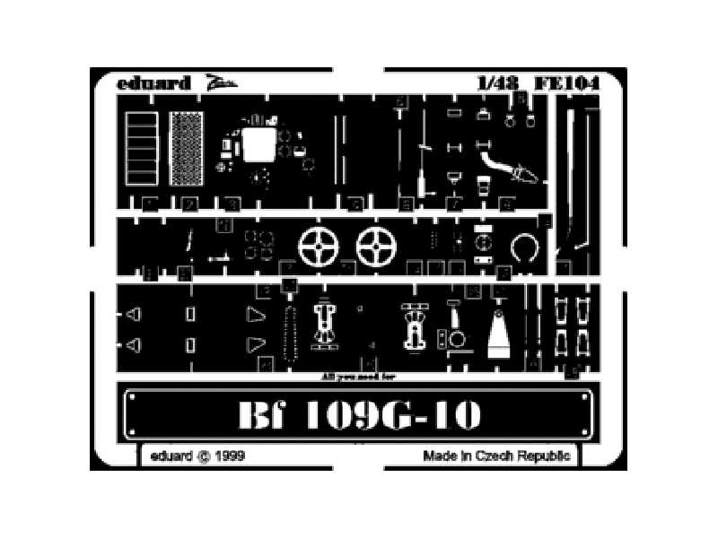 Bf 109G-10 1/48 - Revell - blaszki - zdjęcie 1 Bf 109G-10 1/48 - Revell - blaszki - zdjęcie 1