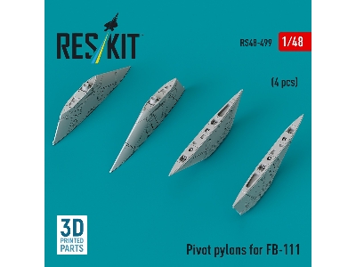 Pivot Pylons For Fb-111 (4pcs) (3d Printed) - zdjęcie 1