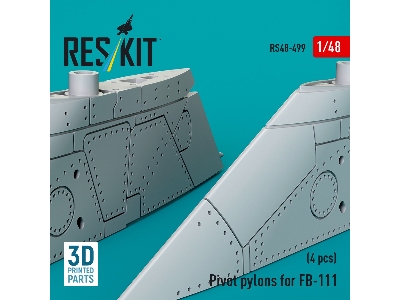 Pivot Pylons For Fb-111 (4pcs) (3d Printed) - zdjęcie 2