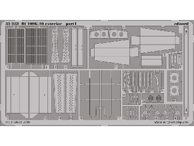  Bf 109G-10 exterior 1/32 - Hasegawa - blaszki - zdjęcie 2