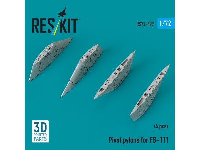 Pivot Pylons For Fb-111 (4pcs) (3d Printed) - zdjęcie 1