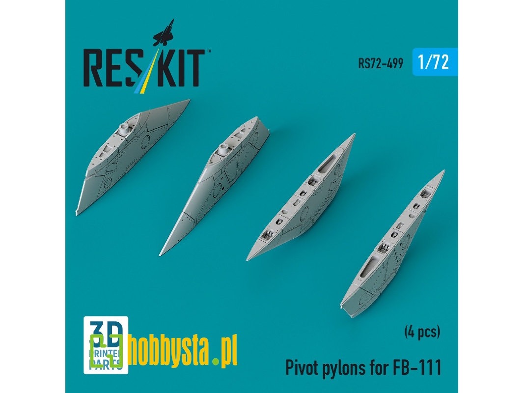 Pivot Pylons For Fb-111 (4pcs) (3d Printed) - zdjęcie 1 Pivot Pylons For Fb-111 (4pcs) (3d Printed) - zdjęcie 1