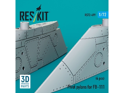 Pivot Pylons For Fb-111 (4pcs) (3d Printed) - zdjęcie 2