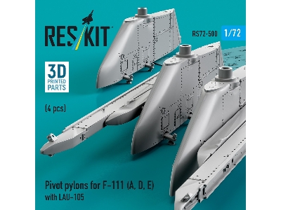 Pivot Pylons For F-111 (A, D, E) With Lau-105 (4pcs) (3d Printed) - zdjęcie 1